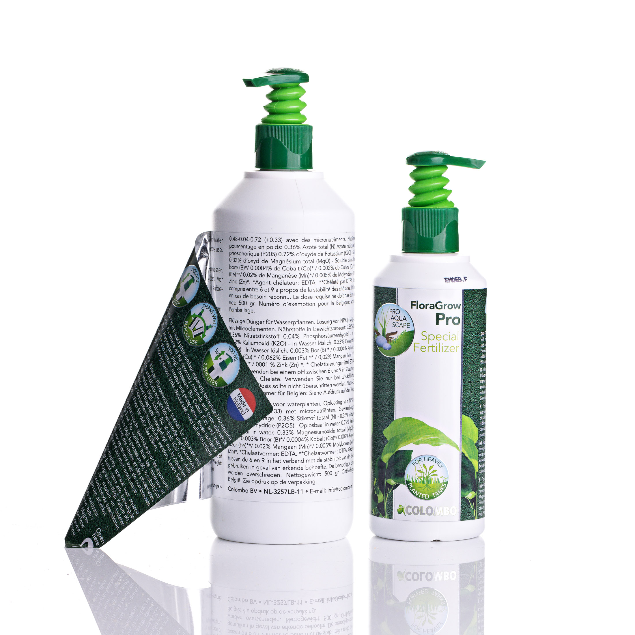 Fles met twinlabel