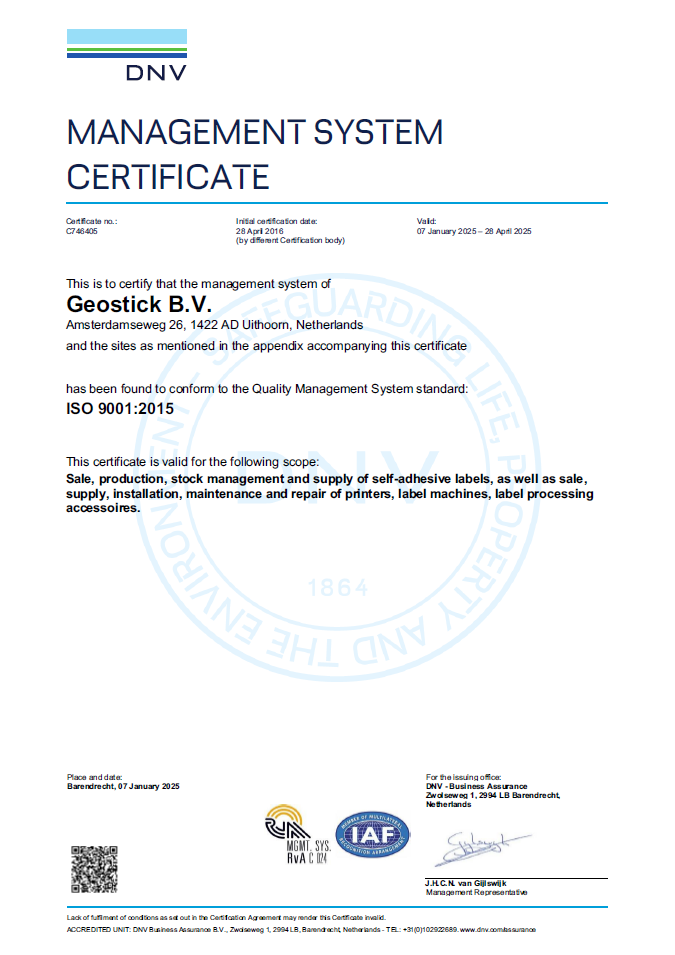 DNV ISO 9001